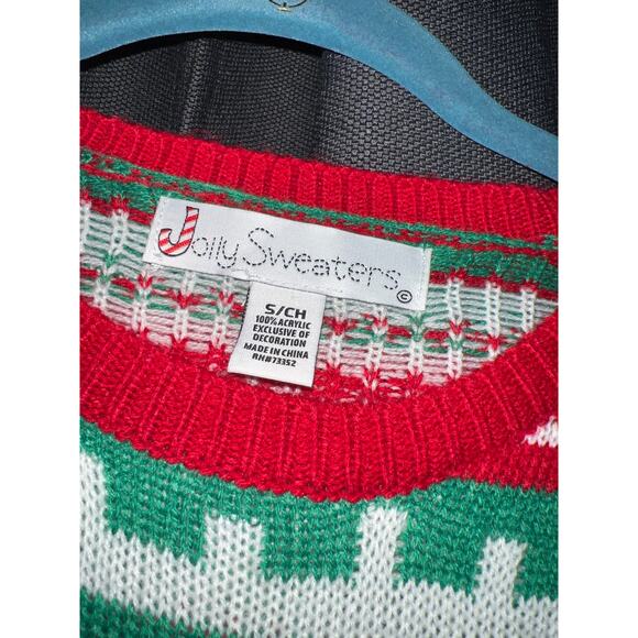 Ugly Christmas Sweater Xmas Size Small Cat - Picture 2 of 3
